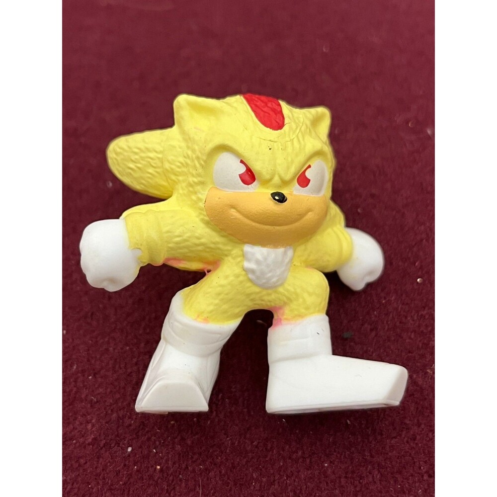 RARE McDonald's 2024 Happy Meal Super Shadow Sonic (Yellow, White Boots) 2" Toy